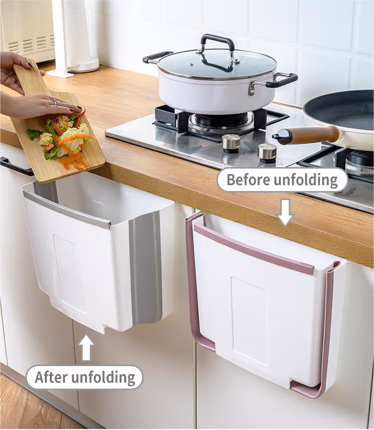 Hanging Collapsible Household Trash Can